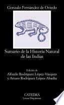 Sumario De La Historia Natural De Las Indias