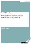 libro Ciencia Y Conocimiento En La  Gaya Ciencia  De Friedrich Nietzsche