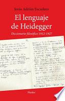 libro El Lenguaje De Heidegger