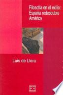 libro Filosofía En El Exilio: España Redescubre América