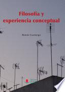 libro Filosofía Y Experiencia Conceptual