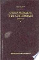 libro Obras Morales Y De Costumbres