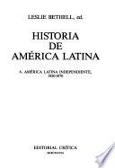 América Latina Independiente, 1820 1870