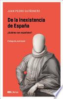 libro De La Inexistencia De España
