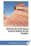 libro Historia De Pastrana Y Sucinta Noticia De Los Pueblos