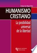 libro Humanismo Cristiano