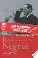 libro Juan Negrín