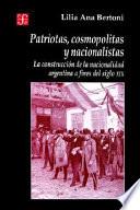 libro Patriotas, Cosmopolitas Y Nacionalistas