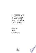 República Y Guerra En España