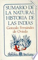 libro Sumario De La Natural Historia De Las Indias