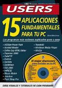 libro 15 Aplicaciones Fundamentales Para Tu Pc