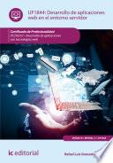 libro Desarrollo De Aplicaciones Web En El Entorno Servidor. Ifcd0210