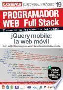 Programacion Web Full Stack 19   Jquery Mobile: La Web Móvil