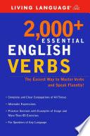 2,000 Plus Essential English Verbs