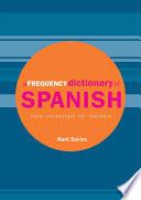 A Frequency Dictionary Of Spanish