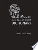 libro Diccionario Maya Mopan   Espanol   Ingles