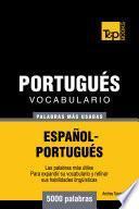 libro Vocabulario Español Portugués   5000 Palabras Más Usadas