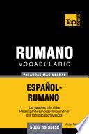 Vocabulario Español Rumano   5000 Palabras Más Usadas