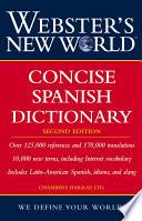 libro Webster S New World Concise Spanish Dictionary