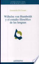 libro Wilhelm Von Humboldt Y El Estudio Filosófico De Las Lenguas