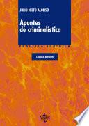 libro Apuntes De Criminalística
