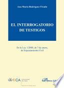 libro El Interrogatorio De Testigos