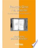 libro François Gény Y El Derecho