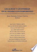 libro Legalidad Y Legitimidad En El Estado Contemporáneo