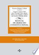 libro Manual De Derecho Constitucional