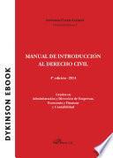 libro Manual De Introducción Al Derecho Civil