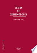 libro Temas De Criminología