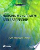 Guide To Nursing Management And Leadership