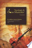 libro Antología De Obras Musicales
