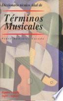 Diccionario Técnico Akal De Términos Musicales
