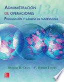 Administración De Operaciones (13a. Ed.)