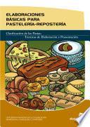 libro Elaboraciones Básicas Para Pastelería Repostería