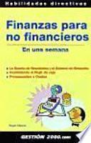 libro Finanzas Para No Financieros En Una Semana