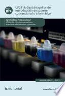 libro Gestión Auxiliar De Reproducción En Soporte Convencional O Informático. Adgg0408