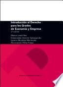 libro Introducción Al Derecho Para Los Grados De Economía Y Empresa (2ª Edición)