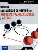 libro Manual De Contabilidad De Gestion Para Empresas Franquiciadoras Y De Retail