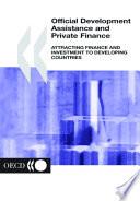 Official Development Assistance And Private Finance