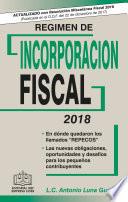 libro RÉgimen De IncorporaciÓn Fiscal 2018