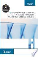 libro Servicio Básico De Alimentos Y Bebidas Y Tareas De Postservicio En El Restaurante