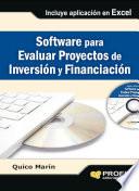 libro Software Para Evaluar Proyectos De Inversión Y Financiación