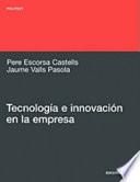 libro Tecnología E Innovación En La Empresa