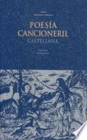 libro Poesía Cancioneril Castellana