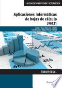 libro Uf0321   Aplicaciones Informáticas De Hojas De Cálculo
