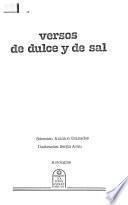 libro Versos De Dulce Y De Sal