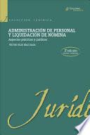 libro Administracion De Personal Y Liquidacion De Nomina