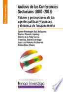 libro Análisis De Las Conferencias Sectoriales (2001 2012)
